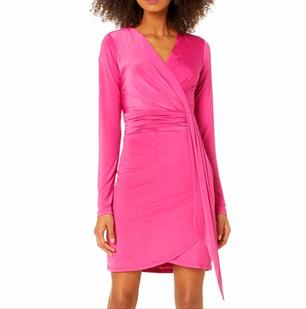 Sz 16 Guess Vibrant Pink Dress